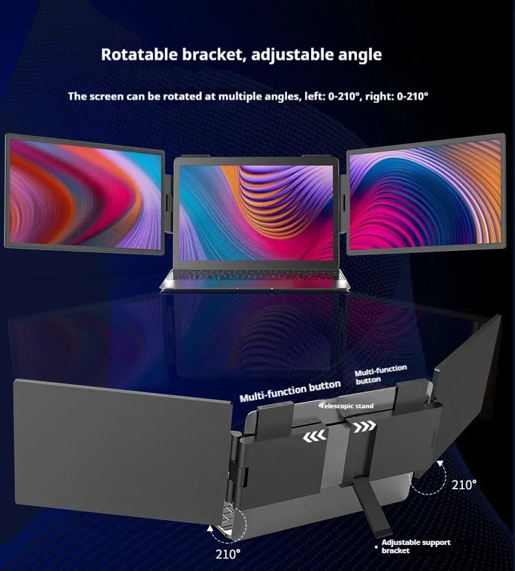 14-inch Dual-Screen Portable Monitor